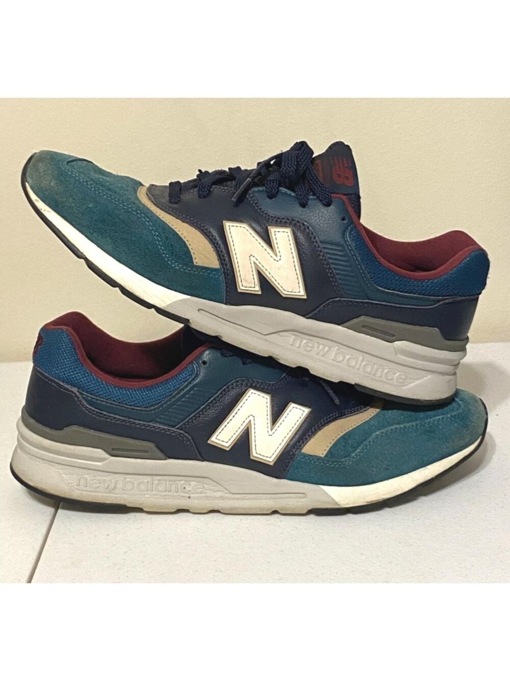 Men's New Balance 997H Navy Teal Classics‎ Size 12 CM997HWC